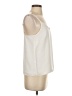 Banana Republic 100% Polyester Ivory Sleeveless Blouse Size S (petite) - photo 4