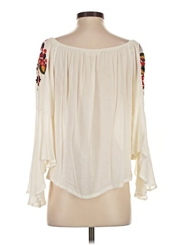 Solitaire 3/4 Sleeve Blouse (view 2)