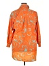 Unbranded Orange Long Sleeve Blouse Size 4X (estimated) - photo 2