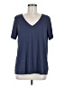 LUXE Blue Short Sleeve Top Size M (tall) - photo 1