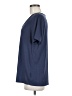 LUXE Blue Short Sleeve Top Size M (tall) - photo 5