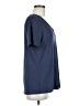 LUXE Blue Short Sleeve Top Size M (tall) - photo 4