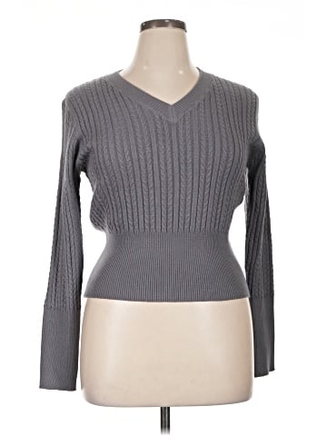 Faded Rose Pullover Sweater (view 1)