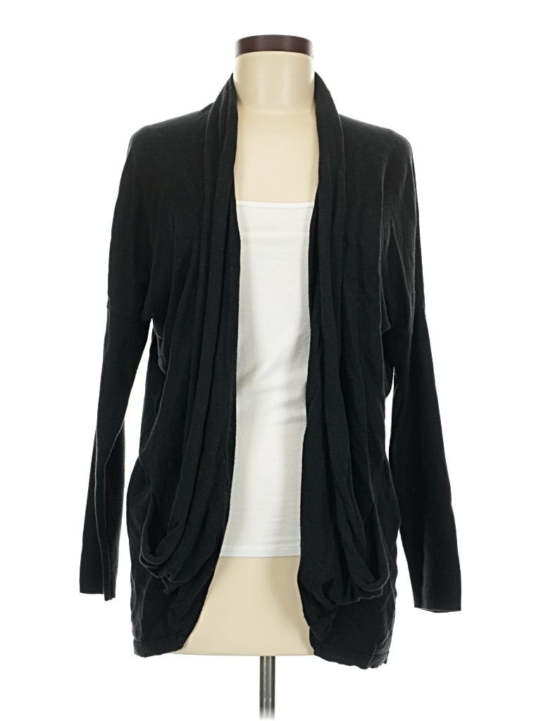 Pre-owned Dkny Jeans Cardigan Sweater In Black