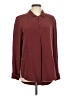Due Per Due Burgundy Long Sleeve Blouse Size 6 - photo 1