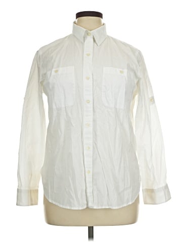 Lauren Jeans Co. Long Sleeve Button-Down Shirt (view 1)