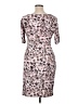 Connected Apparel Print Pink Cocktail Dress Size 14 (petite) - photo 2
