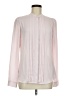 Express 100% Recycled Polyester Pink Long Sleeve Blouse Size M - photo 1