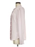 Express 100% Recycled Polyester Pink Long Sleeve Blouse Size M - photo 5