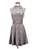 City Studio Paisley Gray Cocktail Dress Size 5 - photo 1