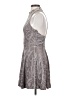 City Studio Paisley Gray Cocktail Dress Size 5 - photo 5