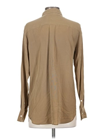 Everlane Long Sleeve Silk Top (view 2)