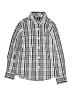 Johnnie-O Plaid Silver Long Sleeve Button-Down Shirt Size 10 - photo 1
