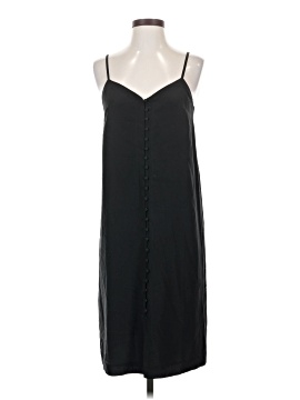 Madewell Silk Button-Front Slip Dress (view 1)