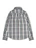 Johnnie-O Plaid Silver Long Sleeve Button-Down Shirt Size 10 - photo 2