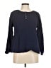 Old Navy Blue Long Sleeve Blouse Size M - photo 1