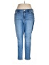 Gloria Vanderbilt Solid Blue Jeans Size 16 - photo 1