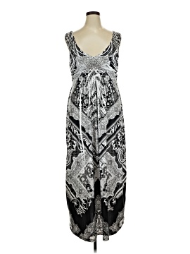 black lace evening dress long BABARONI V-Neck Flower Appliqued Ball Gown Ivory, Ivory / US0 main image 0