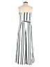 H&M 100% Polyester Stripes Ivory Jumpsuit Size 2 - photo 2