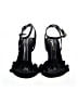 Good American Black Sandals Size 6 - photo 2