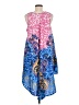 Assorted Brands 100% Viscose Paisley Blue Cocktail Dress One size - photo 2