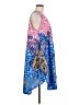 Assorted Brands 100% Viscose Paisley Blue Cocktail Dress One size - photo 4