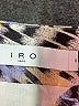 IRO Animal Print Blue Silk Skirt Size 20 - photo 4