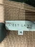 C'est La Vie Tan Cardigan Size XL - photo 7