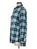 Old Navy 100% Cotton Plaid Blue Long Sleeve Button-Down Shirt Size M - photo 5