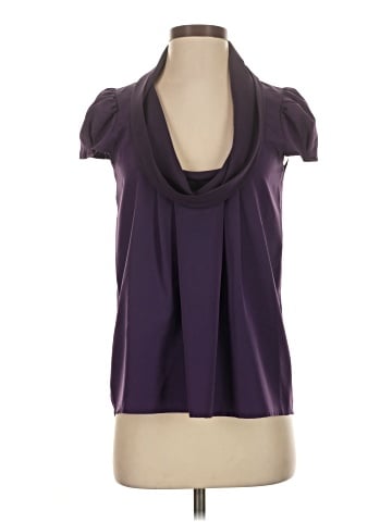 Aqua Short Sleeve Blouse (view 1)
