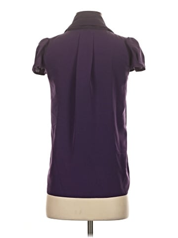 Aqua Short Sleeve Blouse (view 2)
