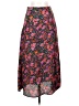 Shein 100% Polyester Floral Pink Casual Skirt Size 4 - photo 1