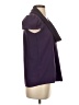 Aqua 100% Polyester Purple Short Sleeve Blouse Size S - photo 4