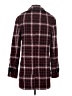 Express Houndstooth Burgundy Coat Size S - photo 2
