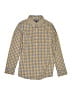 Lands' End 100% Cotton Checkered-gingham Yellow Blue Long Sleeve Button-Down Shirt Size 10 - 12 - photo 1