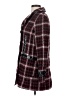 Express Houndstooth Burgundy Coat Size S - photo 5