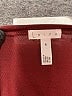 Leith Solid Burgundy Casual Dress Size M - photo 7