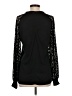 MIHOLL Black Long Sleeve Blouse Size S - photo 2