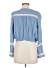 Lulus 100% Rayon Blue Long Sleeve Blouse Size M - photo 2