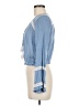 Lulus 100% Rayon Blue Long Sleeve Blouse Size M - photo 5