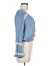 Lulus 100% Rayon Blue Long Sleeve Blouse Size M - photo 4