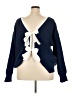 Unbranded 100% Polyester Solid Blue Pullover Sweater Size 3X - photo 2