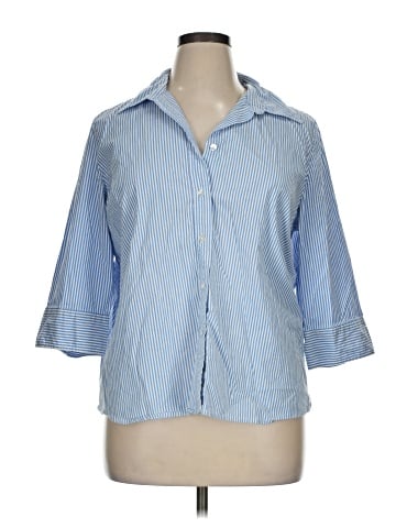 Kim Rogers 3/4 Sleeve Button-Down Shirt (view 1)