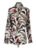 Banana Republic 100% Polyester Print Gray Long Sleeve Blouse Size S - photo 2