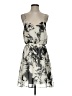 Everly Print Gray Casual Dress Size S - photo 1