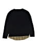 Burberry 100% Cotton Black Pullover Sweater Size 10 - photo 2