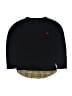 Burberry 100% Cotton Black Pullover Sweater Size 6 - photo 1
