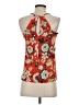 Express 100% Polyester Red Sleeveless Blouse Size XXS - photo 2