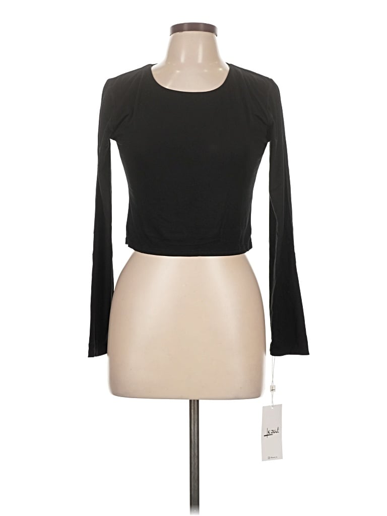 Pre-owned Lezat Long Sleeve T-shirt In Black