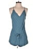 Forever 21 Chevron-herringbone Teal Romper Size S - photo 1